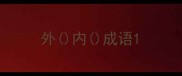 外内成语