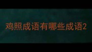 鸡照成语有哪些成语