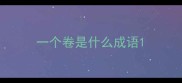 一个卷是什么成语