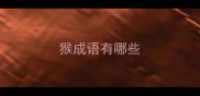 猴成语有哪些